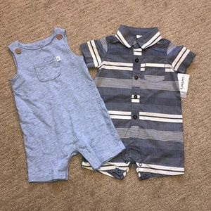 Boys rompers 12M